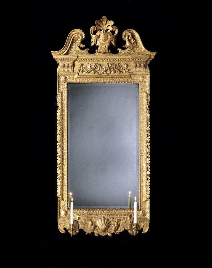 A Rare George II Carved Giltwood Mirror | MasterArt